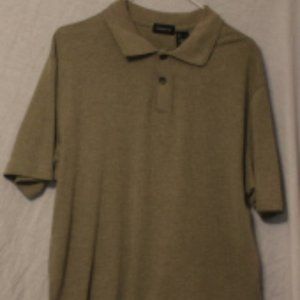 Men's Gray Liz Claiborne Polo. Size Large.